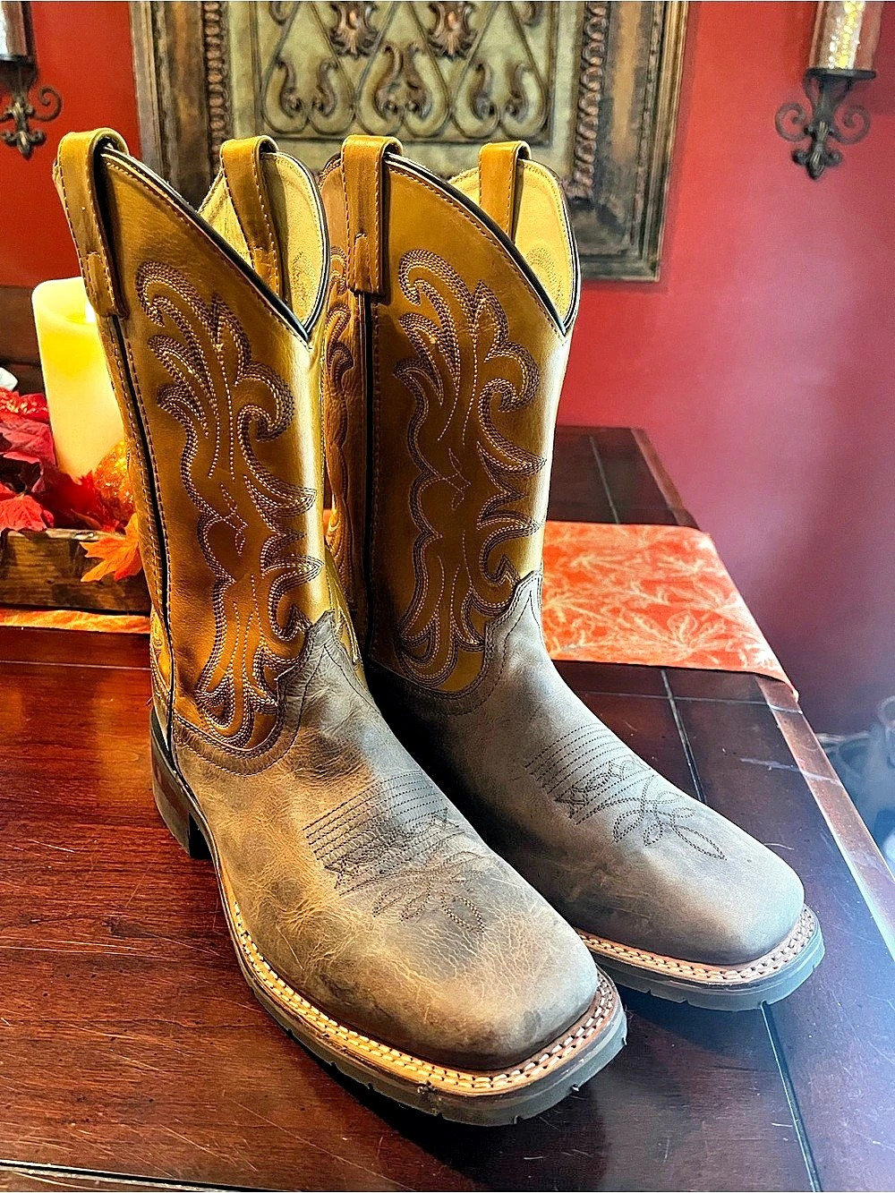 Dan Post Ferrier Western Boot Paisley Brown Size: 11.5 US